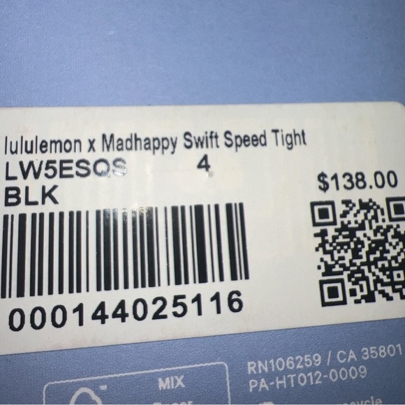 Lululemon x Madhappy Swift Speed Tight 25" | Women's Leggings/Tights | NEW/NWT☮️ - Picture 14 of 15